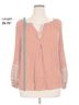 Max Studio 100% Rayon Orange Max Studio Long Sleeve Blouse Size XL - photo 5