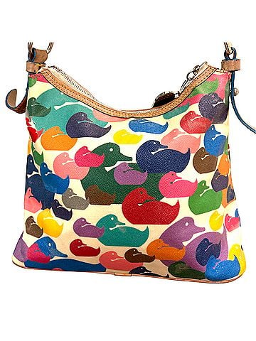Dooney & Bourke Wonder Duck Rainbow Hobo Leather Shoulder Bag (view 2)