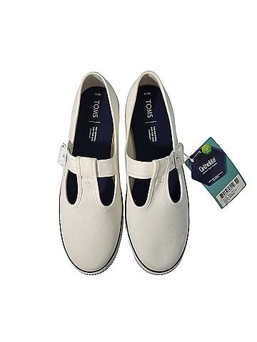 TOMS Joon White Flats (view 1)