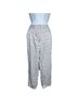 Armani Exchange 100% Polyester Print White Gray Casual Pants Size 12 - photo 1