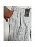 Armani Exchange 100% Polyester Print White Gray Casual Pants Size 12 - photo 8