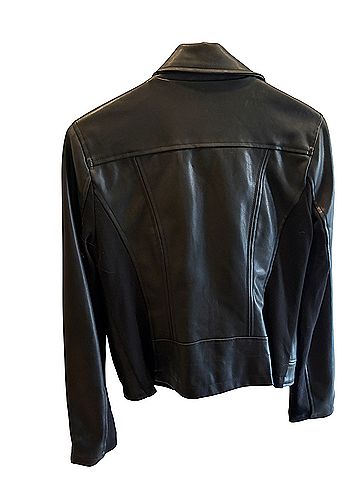 Sebby Collection Faux Leather Jacket (view 2)