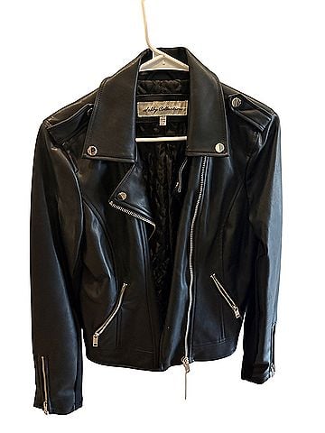 Sebby Collection Faux Leather Jacket (view 1)