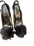 Badgley Mischka Gray Silver Heels Size 7 1/2 - photo 2