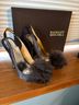 Badgley Mischka Gray Silver Heels Size 7 1/2 - photo 4