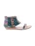 REPORT Graphic Purple Report Sandals Size 9 - photo 1