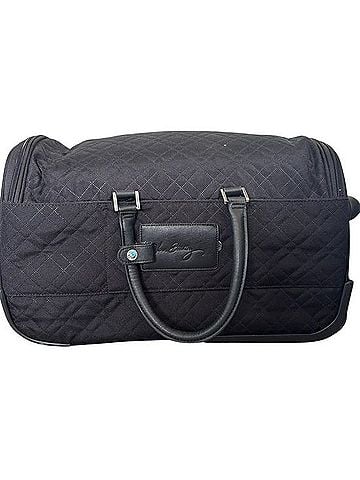 Vera Bradley Quilted Rolling Carry-On Tote Leather Belt (view 2)