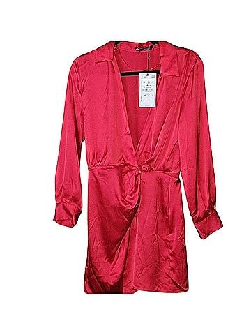 Zara Wrap Cocktail Dress (view 1)