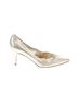 Versani Metallic Ivory Versani Heels Size 10 - photo 1