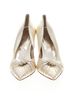 Versani Metallic Ivory Versani Heels Size 10 - photo 2