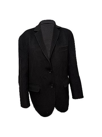Anine Bing Anine Bing Quinn Blazer in Black Wool (view 1)