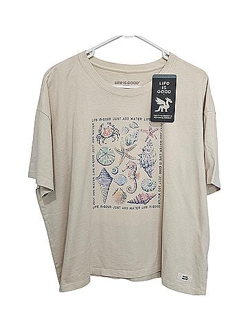 Life Is Good Seashell Crusher Short Sleeve T-Shirt (view 1)