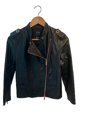 Armani Exchange Leather Jacket (view 1)