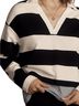 Dolan DOLAN Wide-Stripe Twofer Rugby Collared Pullover Long Sleeve Top - photo 2