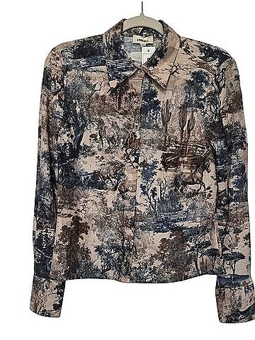 L'Agence Western Horse Toile Blouse (view 1)