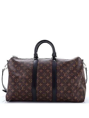 Louis Vuitton Keepall Bandouliere Bag Macassar Monogram Canvas 45 (view 1)
