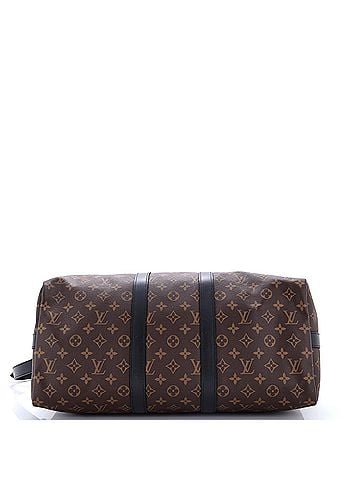 Louis Vuitton Keepall Bandouliere Bag Macassar Monogram Canvas 45 (view 2)