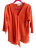 Habitat Orange Long Sleeve Blouse Size M - photo 1