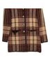 Pendleton 100% Merino Plaid Brown Wool Cardigan Size S - photo 5