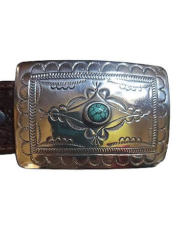 Tony Lama Leather Belt (view 2)