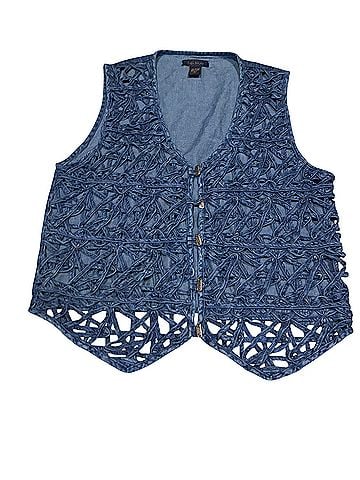 Life Style Denim Vest (view 1)
