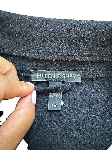 Eileen Fisher Felted Fleece Lightweight Blazer Coat (view 2)
