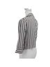 Iz Byer 100% Polyester Stripes Black Tan Blazer Size XS - photo 6