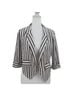 Iz Byer 100% Polyester Stripes Black Tan Blazer Size XS - photo 1