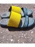Dries Van Noten Yellow Blue Sandals Size 9 - photo 4