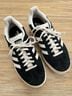 Adidas 100% Suede Black White Sneakers Size 7 1/2 - photo 4