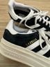 Adidas 100% Suede Black White Sneakers Size 7 1/2 - photo 8