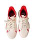 G/Fore 100% Leather White Red Sneakers Size 8 1/2 - photo 1