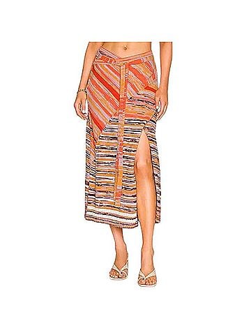 Jonathan Simkhai Raelle Wool Skirt (view 1)