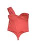 Express Body Contour Compression Silky One Shoulder Thong Bodysuit Sleeveless T-Shirt - photo 4