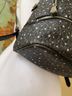 Michael Kors Stars Black White Leather Backpack One size - photo 3