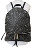 Michael Kors Stars Black White Leather Backpack One size - photo 1