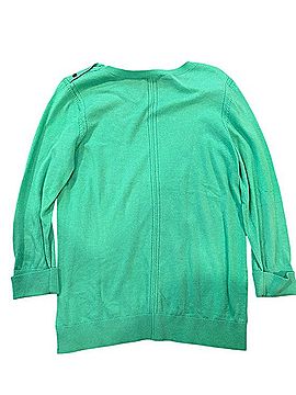 Ann Taylor Teal Crewneck Sweater Casual Sweaters (view 2)