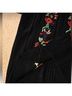 Alice + Olivia 60% Cotton 40% Acrylic 100% Polyester Floral Black Pullover Sweater Size M - photo 5