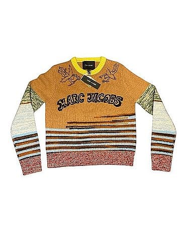 Marc Jacobs Tattoo Crewneck Sweater Pullover Sweater (view 1)