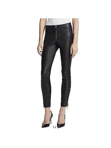 Elizabeth and James Moto Leather Pants (view 1)