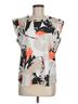 DKNY 100% Polyester Silver Dkny Sleeveless Blouse Size M - photo 1