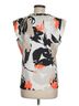 DKNY 100% Polyester Silver Dkny Sleeveless Blouse Size M - photo 2