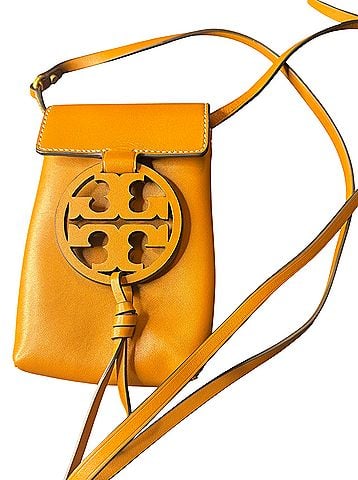 Tory Burch Aged Camello Leather Crossbody Bag (view 1)