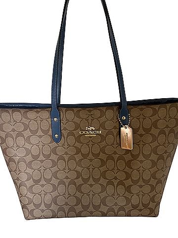 Coach Leather Tote (view 1)