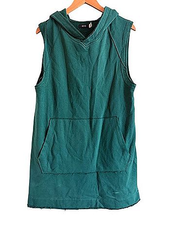 BDG Sleeveless Hooded Shift Dress Casual Dress (view 2)