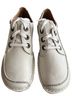 Clarks 100% Leather White Flats Size 9 1/2 - photo 1