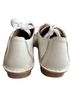 Clarks 100% Leather White Flats Size 9 1/2 - photo 2
