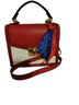 Aldo Red White Blue Leather Satchel One size - photo 1