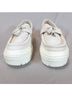 Converse 100% Leather Ivory Flats Size 8 - photo 4