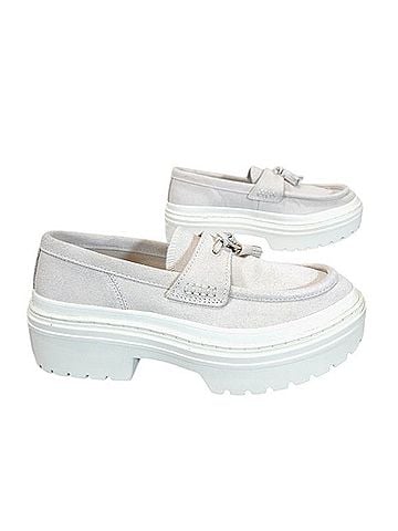Converse Chuck Taylor All Star Lugged Heel Platform Suede Loafers Flats (view 2)